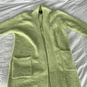 this is a forever 21 midi plush cardigan